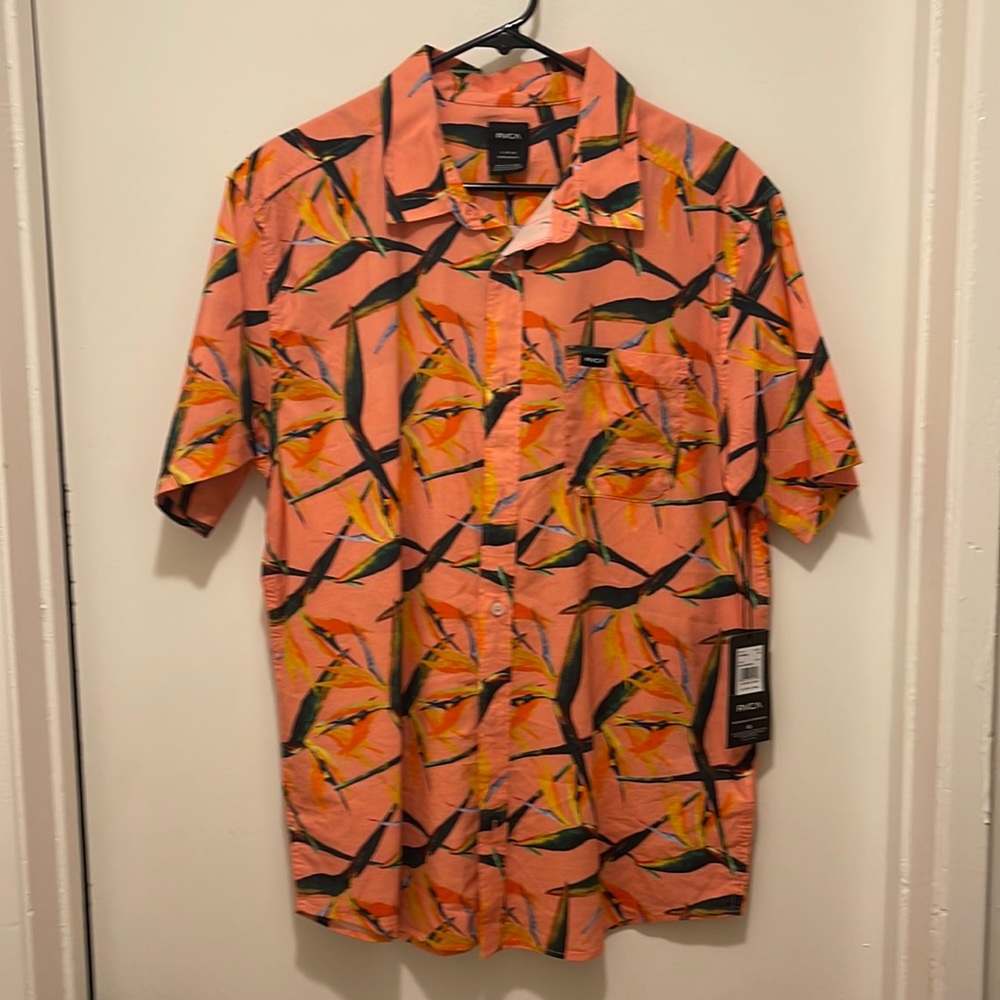 New RVCA short sleeve button up